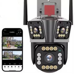 Вулична WI-FI камера LS VISION 1 Мп нічне бачення хмарне відеоспостереження