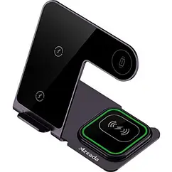 Зарядна станція 3 в 1 Baseus швидка зарядка 15W компактний дизайн