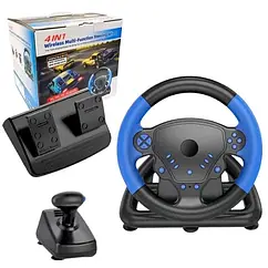 Ігровий кермо з педалями та коробкою передач 4в1 Logitech підтримка ПК Плейстейшн Іксбокс