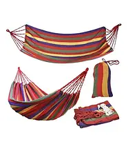 Мексиканський хлопковий гамак підвісний 190*80 см без планки 100% хлопок максимальне навантаження 200 кг