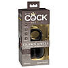 Насадка для страпону "мошонка з вібрацією" Pipedream King Cock Elite чорна, фото 5