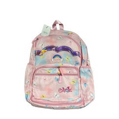 Дитячий рюкзак шкільний для дівчаток райдуга NA-4 яскравий водовідштовхувальний поліестер розмір 38x26x12 см
