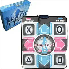 Танцювальний килимок Dance Pat USB підключення до ПК яскравий дизайн стійкий до зносу