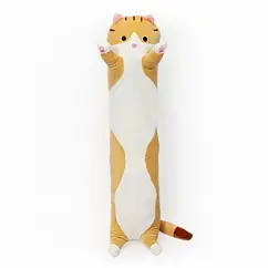 М'яка іграшка обнімашка Кіт Батон 50 см плюшевий безпечний для дітей