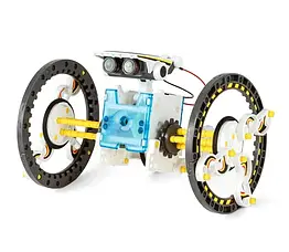 Конструктор робот Сонячний робот 14 в 1 з сонячною панеллю та моторчиком 14 моделей сонячна енергія