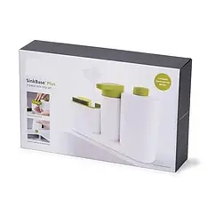 Органайзер для раковини з дозатором Sink Base Plus 60 см високоякісний пластик вбудований дозатор