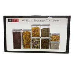 Органайзер для сипучих контейнерів для зберігання їжі 8 контейнерів прозорих без BPA 1,5 літра