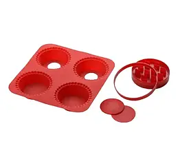 Силіконова форма для випічки My Lil Pie Maker 100% харчовий силікон 6 місць для випічки