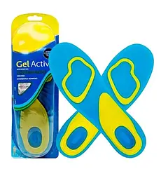 Стельки гелеві ортопедичні Scholl GelActiv Everyday для чоловіків і жінок покращена амортизація та підтримка стопи