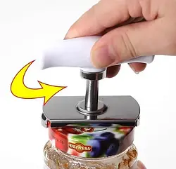 Відкривачка для банок Бенсон BN-089 зручна ергономічна ручка нержавіюча сталь