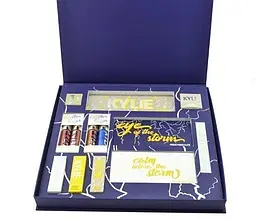 Подарунковий набір косметики Kylie Синій 36 помад тіні для повік