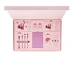 Подарунковий набір декоративної косметики KYLIE рожевий 30 продуктів високоякісна косметика