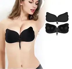 Бюстгальтер невидимка силіконовий Fly Bra Push Up ефект візуального збільшення бюста невидимий дизайн
