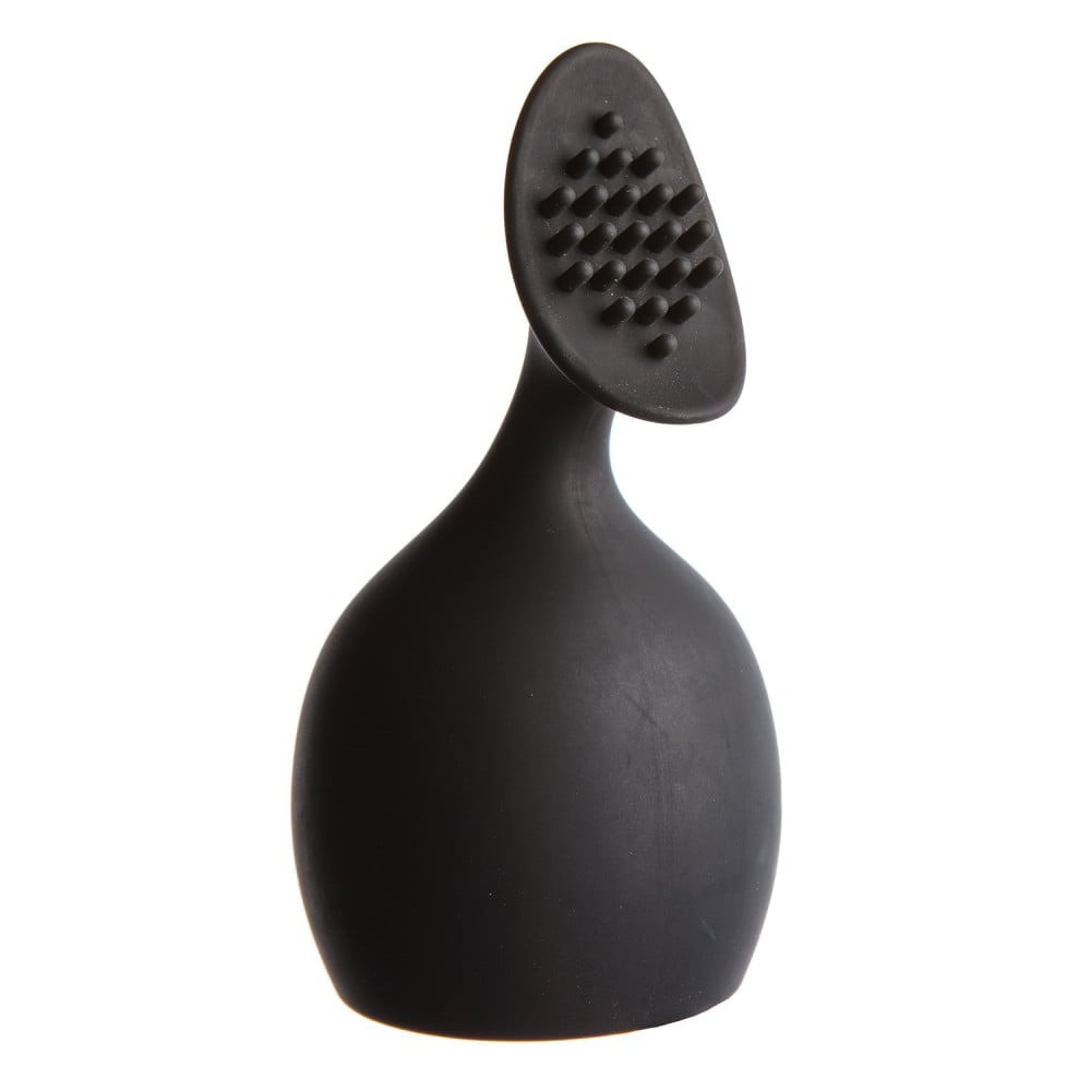 Насадка на мікрофон з пухирцями Love Shop для стимуляції клітора, чорна, фото 1
