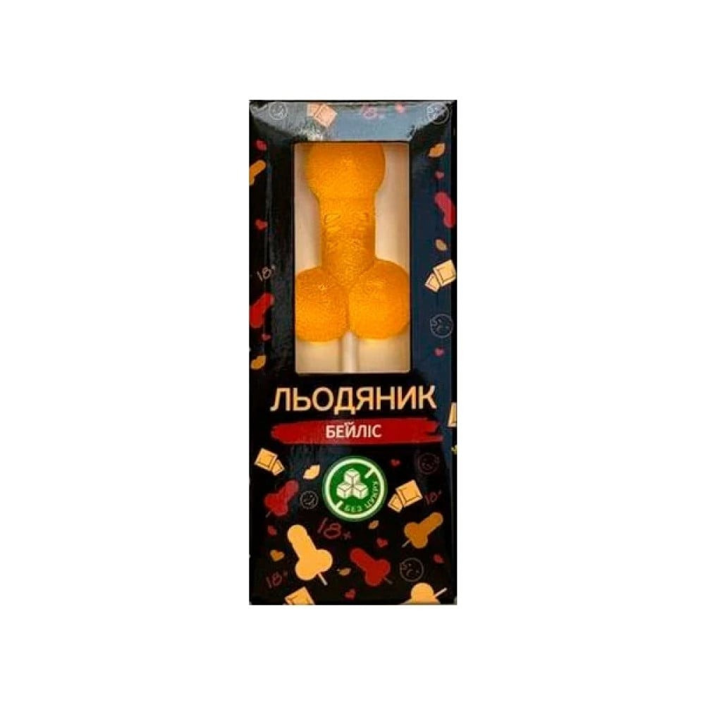 Льодяник у формі пеніса VidDushi HOT зі смаком лікеру Бейліс (без цукру), 17 гр, фото 1