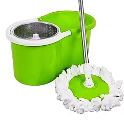 Швабра Spin MOP 360 з турбо-віджимом телескопічна ручка мікс кольорів