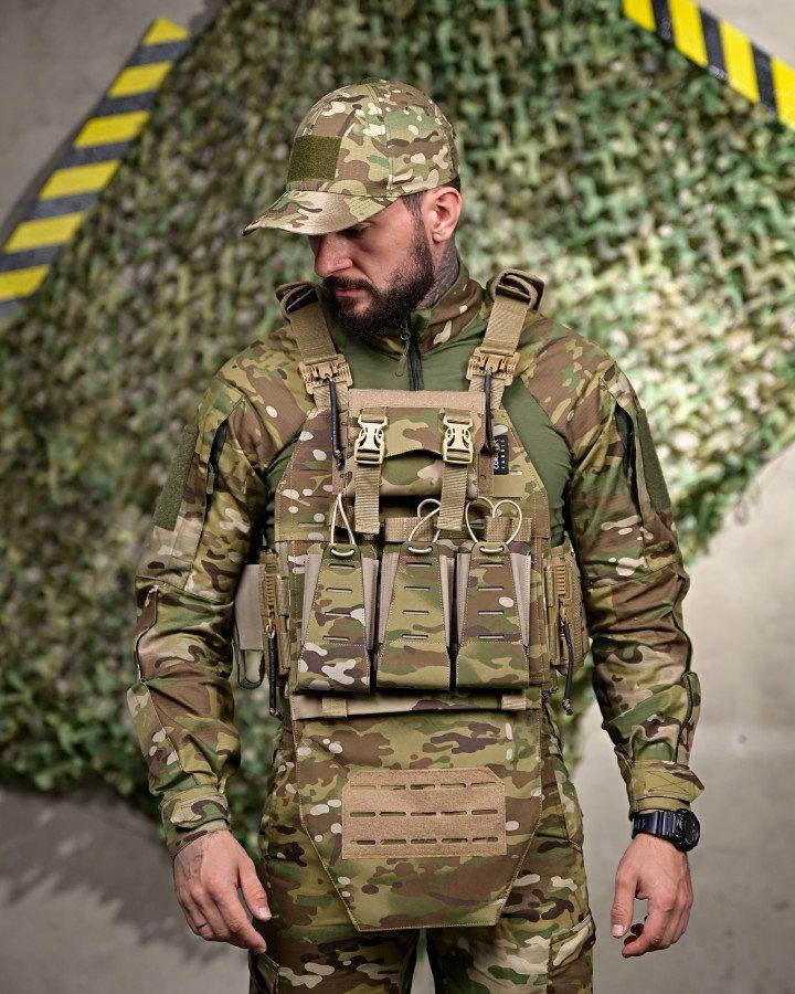 Плитоноска Frezzi мультикам із напашником і системою швидкого скидання 4