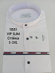 Приталена сорочка з коротким рукавом Palmen Vip стійка