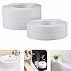 Клейка стрічка бордюрна водонепроникна, ізолятор для швів ванної, кухні 3.2M на 3.8CM Waterproof Tape, фото 4