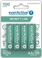 Акумулятор everActive AA/HR06 Ni-MH 1100mAh BL 4шт