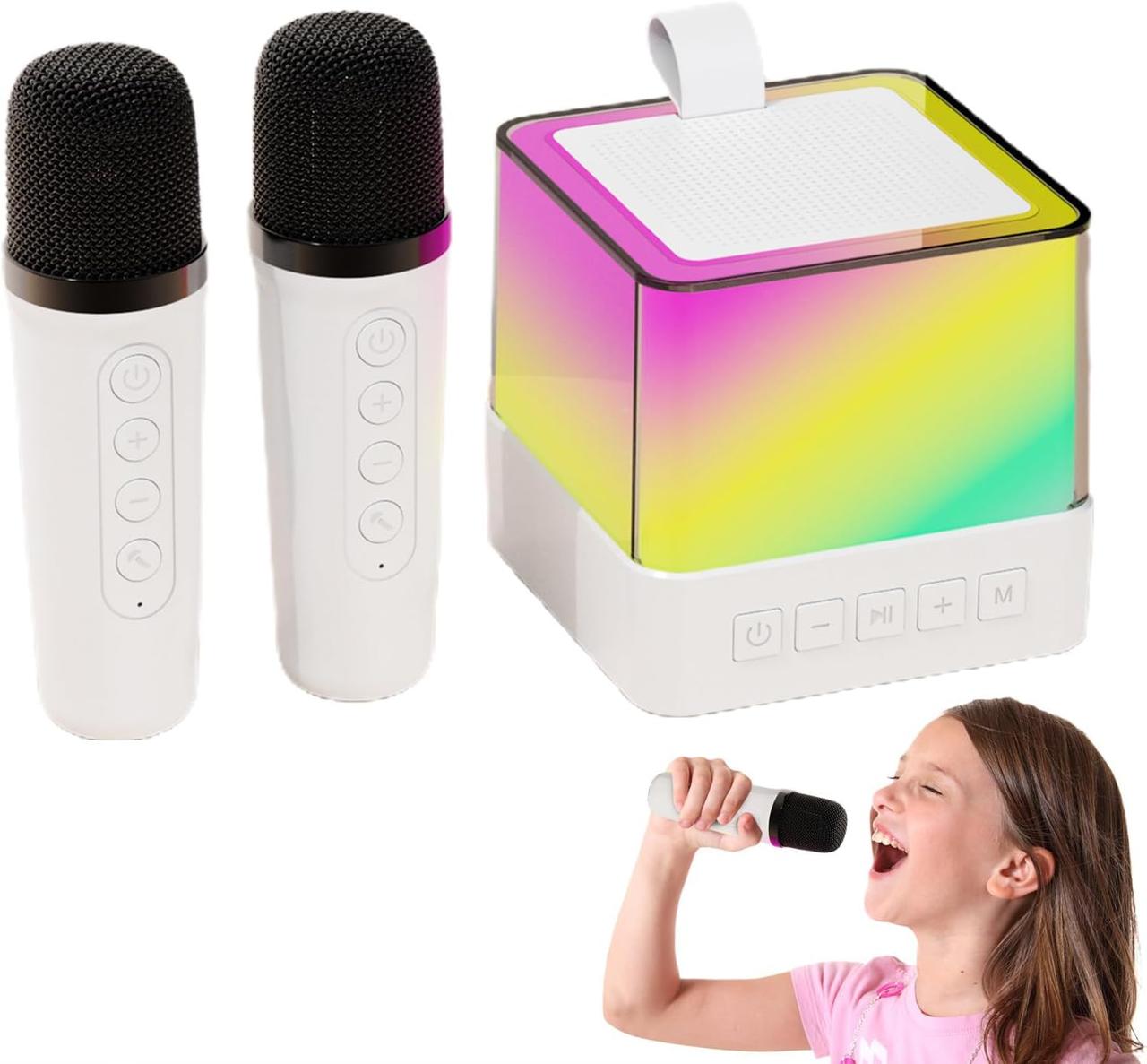 K18 Караоке + Bluetooth Колонка + 2 Бездротові Мікрофони, фото 1