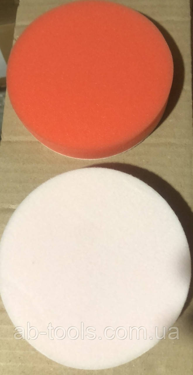 Поролон під липучку 125 мм жовтогарячий універсальний, фото 1