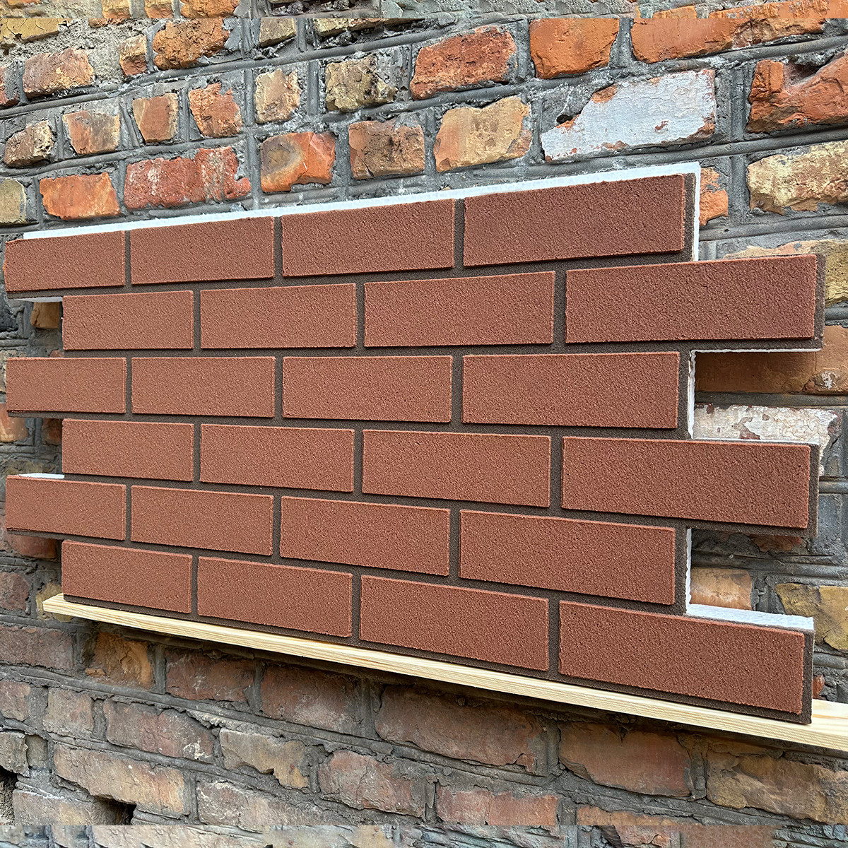 Фасадні термопанелі під клінкерну цеглу (Terracotta/Coffee) | Гнучкий клінкер (ціна за 1 панель)