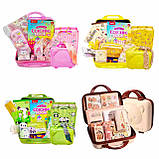 Подарунковий набір канцелярії для дітей Дитячий розвивальний канцелярський набір у 3D валізі Валіза 55в1, фото 7