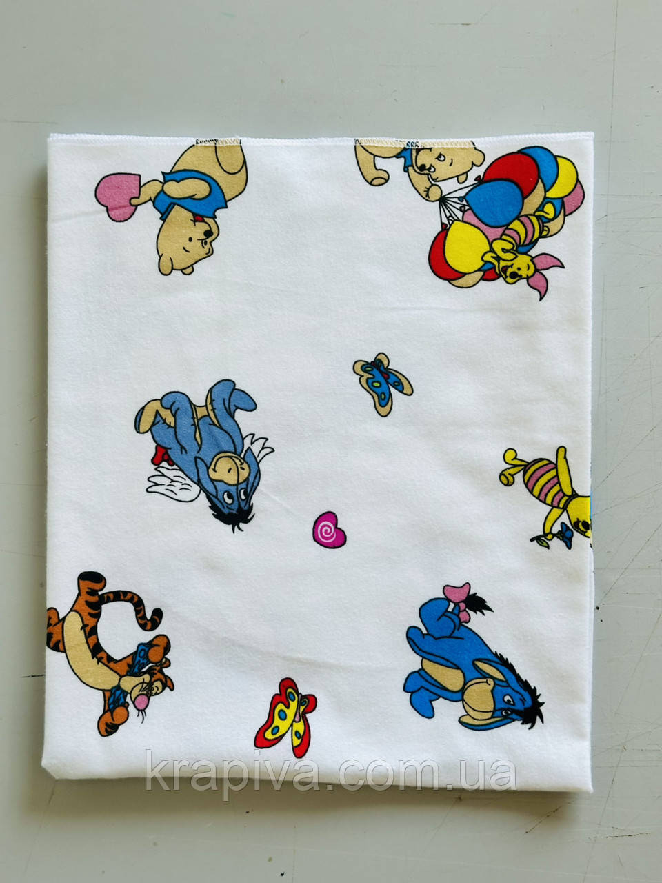 Дитяча пелюшка непромокальна 100*70 см БАЙКА мембрана, бавовна, пелюшка дитина непромокальна, бавовна, фото 1