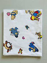 Дитяча пелюшка непромокальна БАЙКА 70*50 см двостороння, бавовна мембрана, пелюшка дитина непромокальна бавова