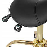 Косметичний табурет PHYSA MANNHEIM BLACK_GOLD, фото 2