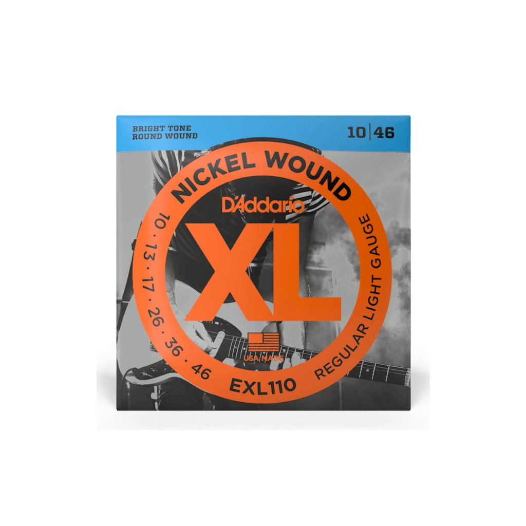 Струни для гітари D'Addario XL Nickel Wound Regular Light (10-46) (EXL110) (z448426), фото 1