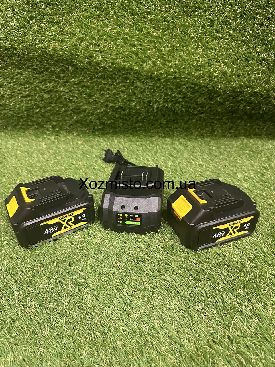Набір DeWALT XR зарядний пристрій 48 В, акумулятори 2 шт Li-Ion 6 Аг, фото 1