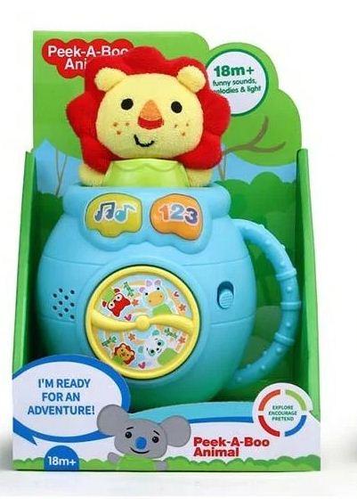 Музичне стрибаюче левеня в горщику з 3 мелодіями Розвиваюча іграшка сюрприз веселий звірок зі звуком для дітей, фото 1