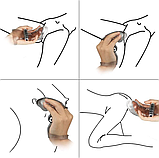 Вібростимулятор на батарейках, Чорна силіконова насадка на палець, Стимулятор клітора та вагіни, Інтимні іграш, фото 4