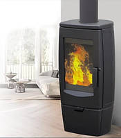 Чавунна дров’яна піч Plamen Gala, 8 кВт, твердопаливна, чорна