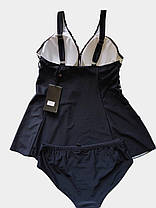 Танкини 2025 с плавками 25200  белый(В НАЛИЧИИ ТОЛЬКО  52 54 56 58 60 УКР р-ры), фото 4