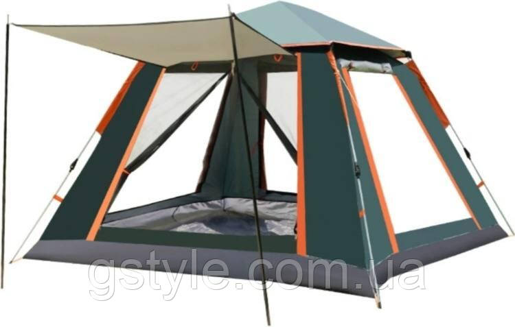 Намет альтанка автомат 4 місний туристичний, фото 1