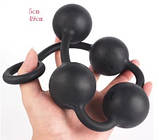 Анальні кульки вражаючого розміру L 5см, фото 2