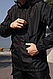Чоловічий комплект одягу softshell чорний, утеплена куртка та штани, вітрозахисні, водонепроникні - фото 7 - id-p2701714085