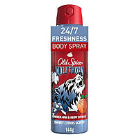 Дезодорант спрей Old Spice Red Zone Aluminum Free Body Spray Deodorant Wolfthorn (США) 144g