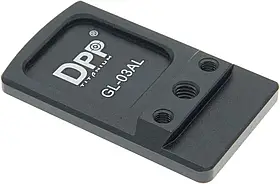 Кріплення DPP для для кoколіматорного прицілу RMS, Romeo Zero, Holosun 407K & 507K на Glock, GI-03TI