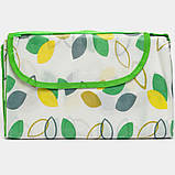 Килимок водонепроникний покривало для пікніка 185х190 плед на природу підстилка непромокальна для пляжу, фото 8