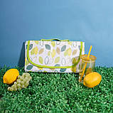 Килимок водонепроникний покривало для пікніка 185х190 плед на природу підстилка непромокальна для пляжу, фото 2