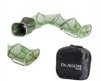 Садок Dr.Agon 40х300 прогумований у чохлі