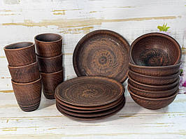 Набір керамічного посуду для сервірування на 6 осіб 18 предметів