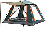 Намет альтанка автомат 4-місний 240х240х160см зелений, фото 6