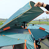 Намет альтанка автомат 4-місний 240х240х160см зелений, фото 9