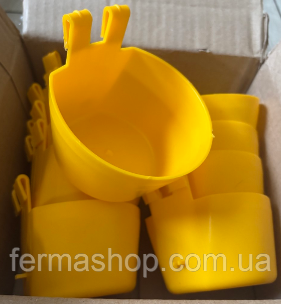 Поїлка-годівниця навісна для кролів, домашньої птиці, голубів та ін, фото 1