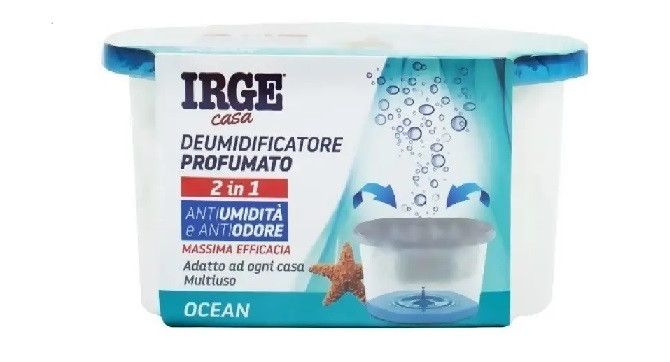 Поглинач запаху та вологи Irge 2 in 1 Океан 400 мл, фото 1